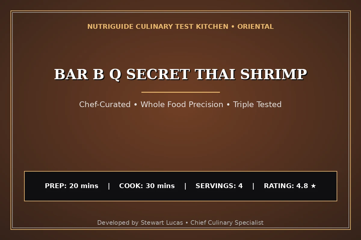 Bar B Q Secret Thai Shrimp