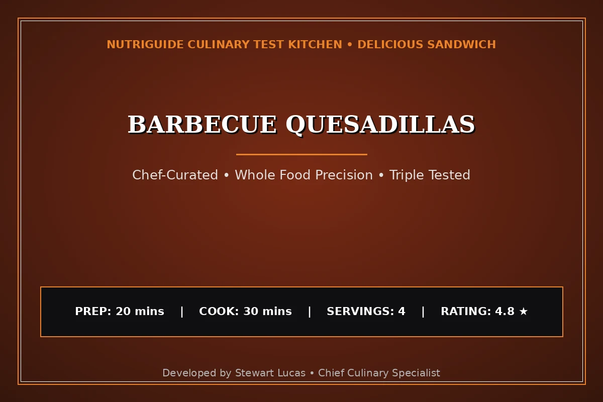 Barbecue Quesadillas