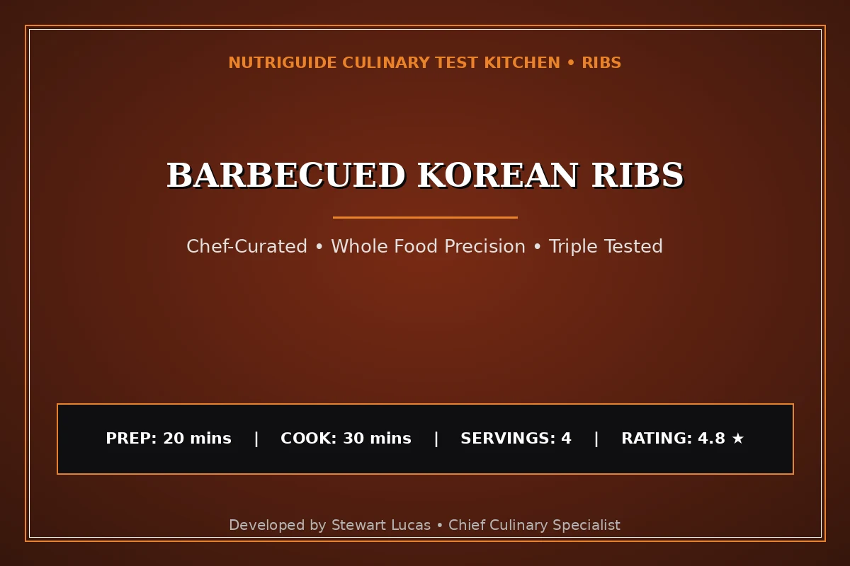 Barbecued Korean Ribs