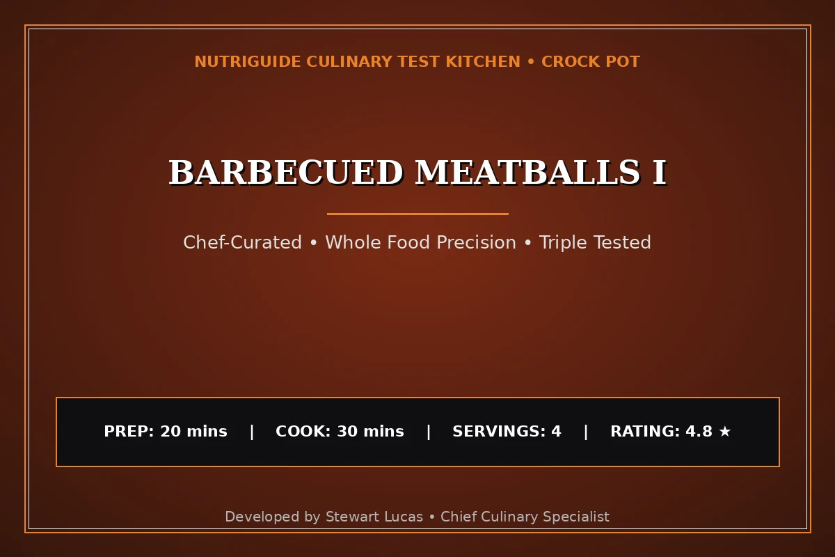 Barbecued Meatballs I
