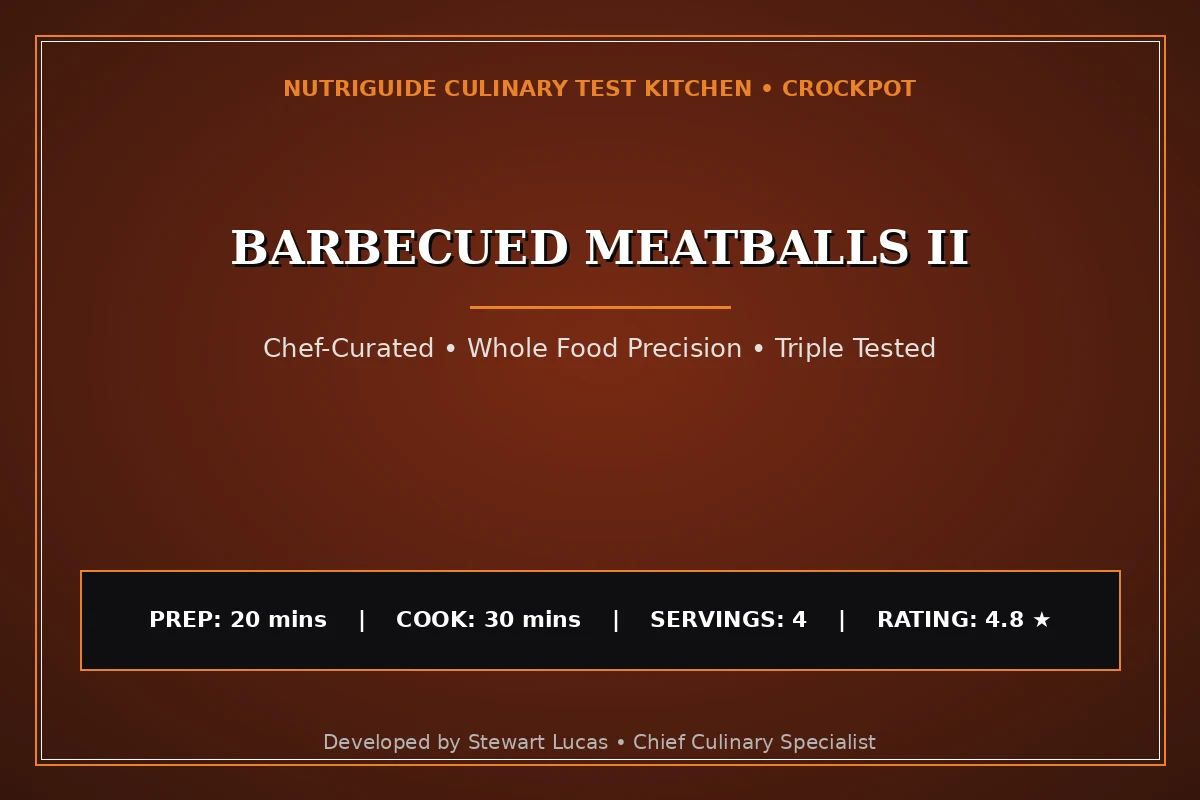 Barbecued Meatballs Ii