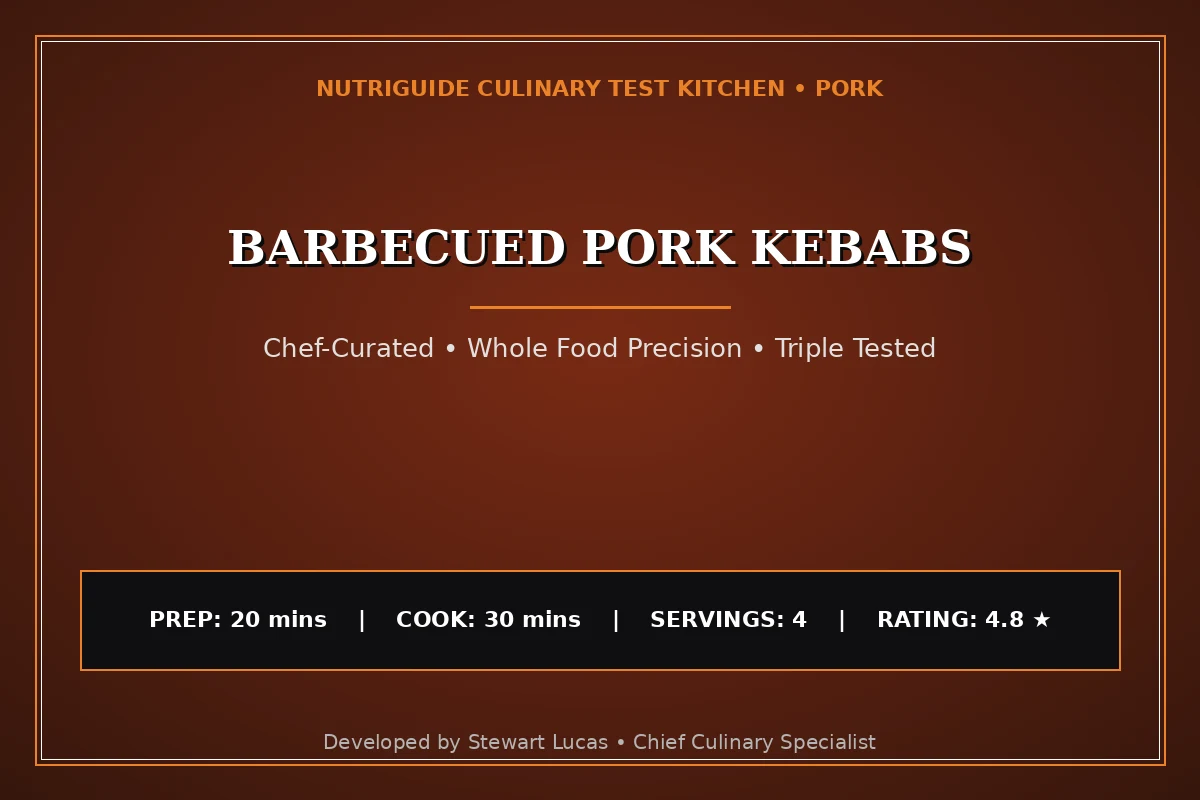 Barbecued Pork Kebabs