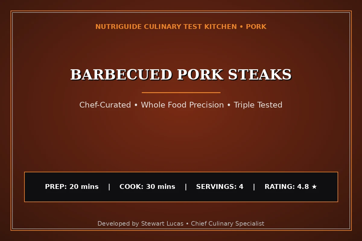 Barbecued Pork Steaks