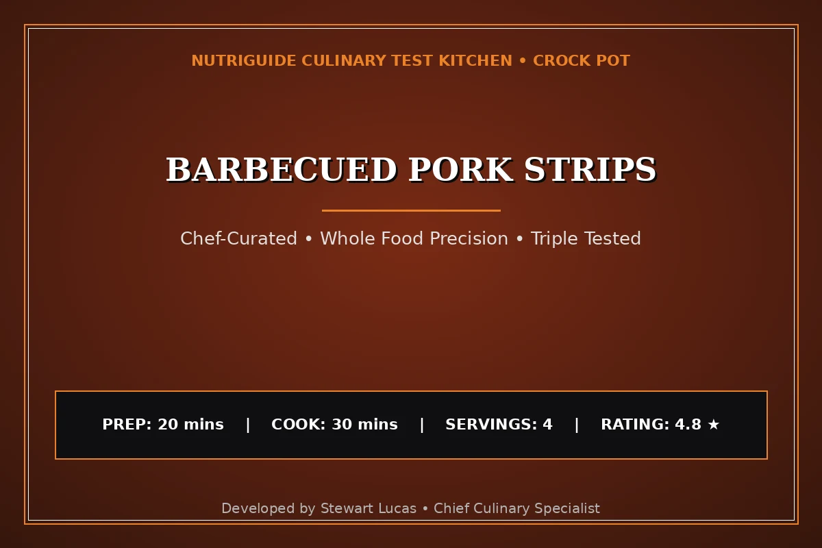 Barbecued Pork Strips