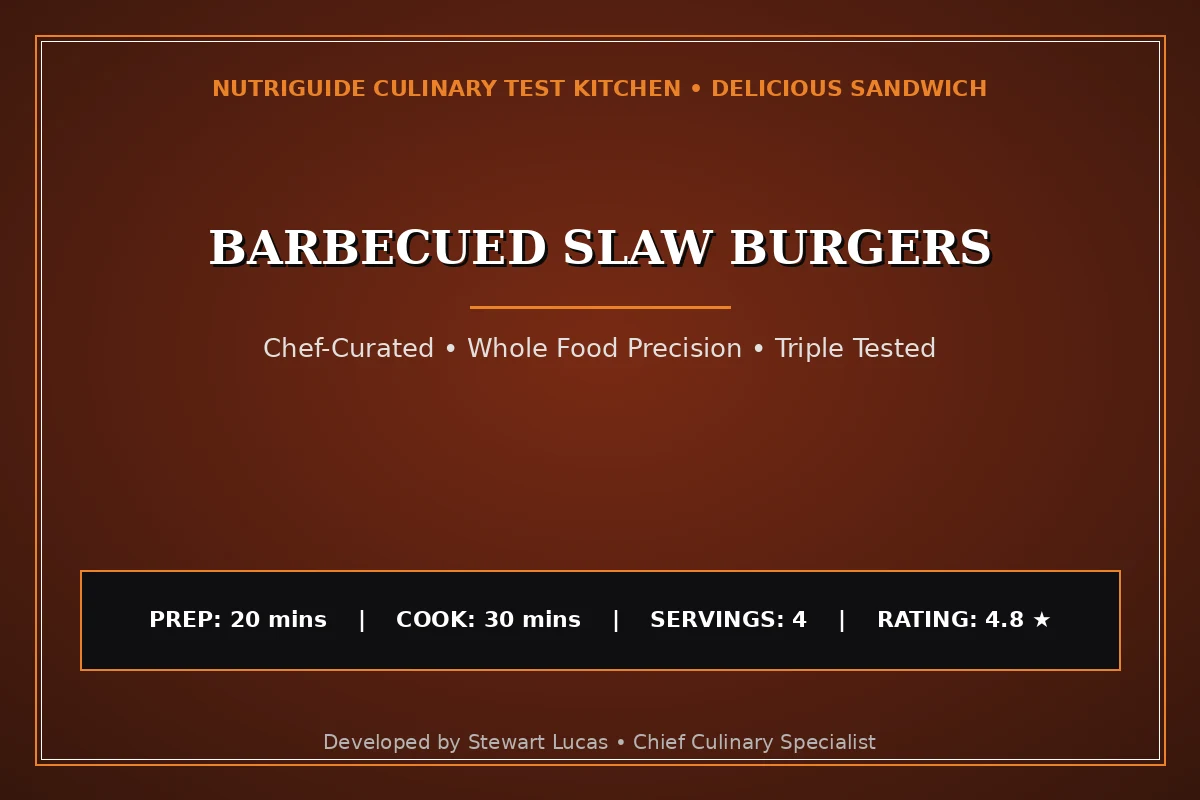 Barbecued Slaw Burgers
