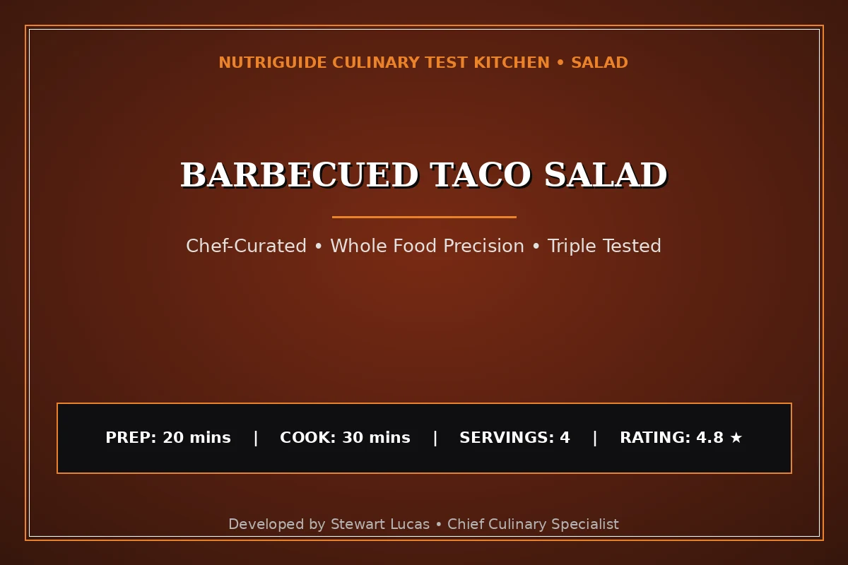 Barbecued Taco Salad