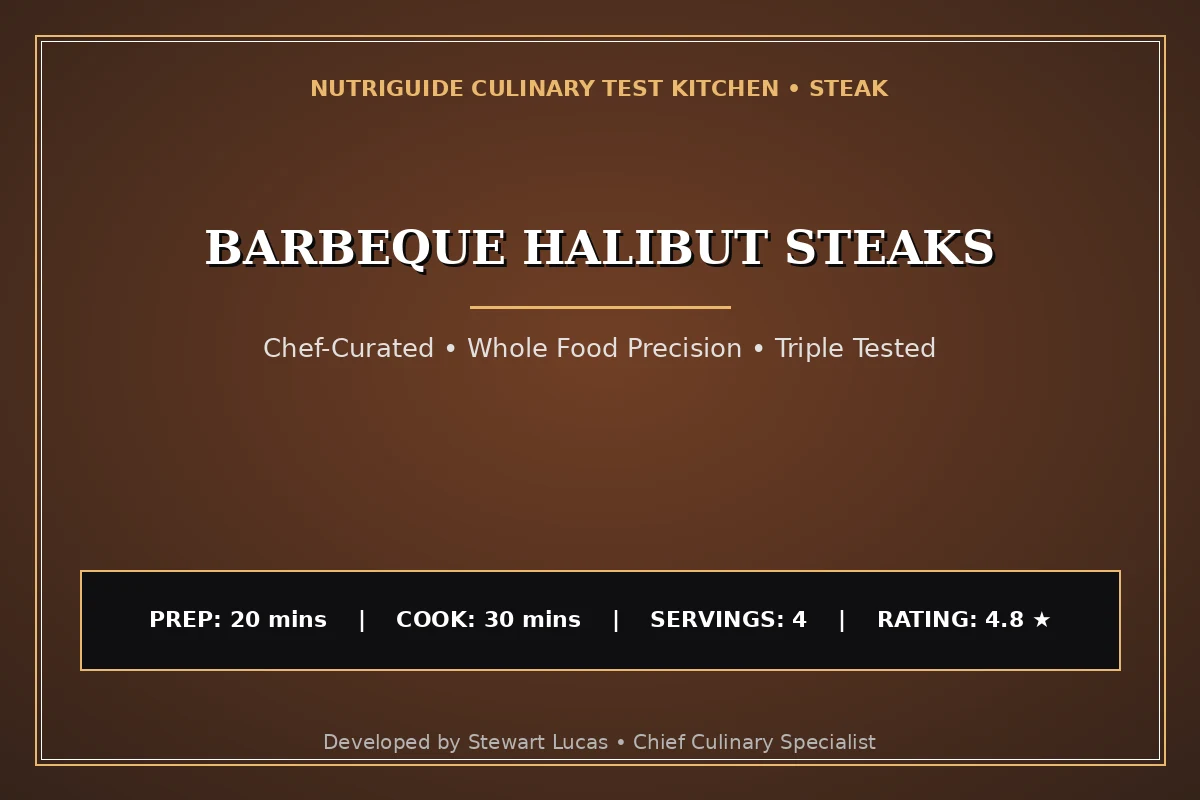Barbeque Halibut Steaks