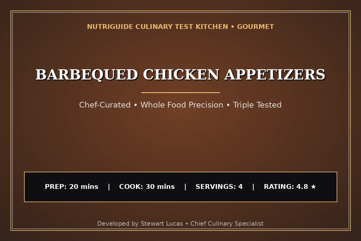 Barbequed Chicken Appetizers
