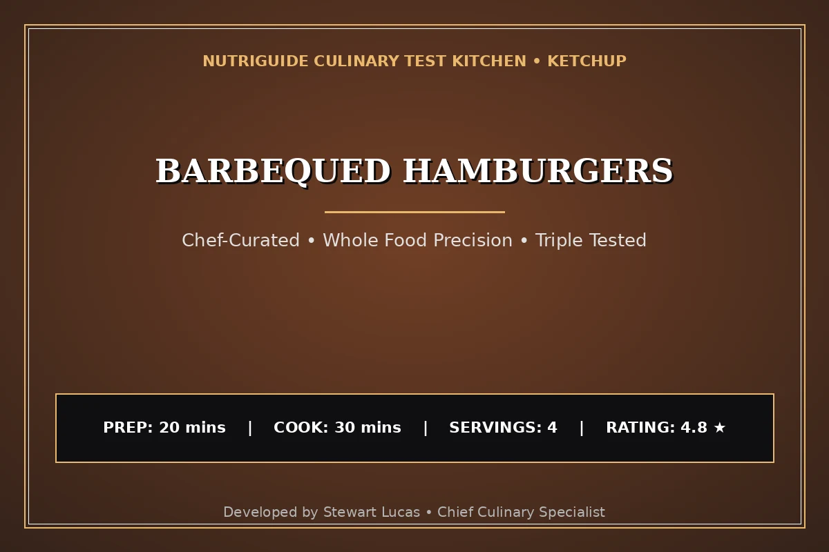 Barbequed Hamburgers