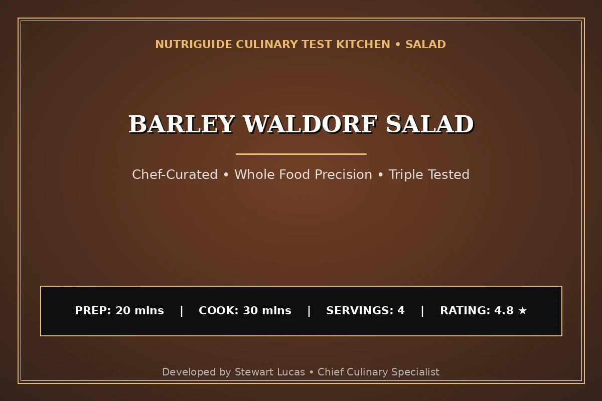 Barley Waldorf Salad