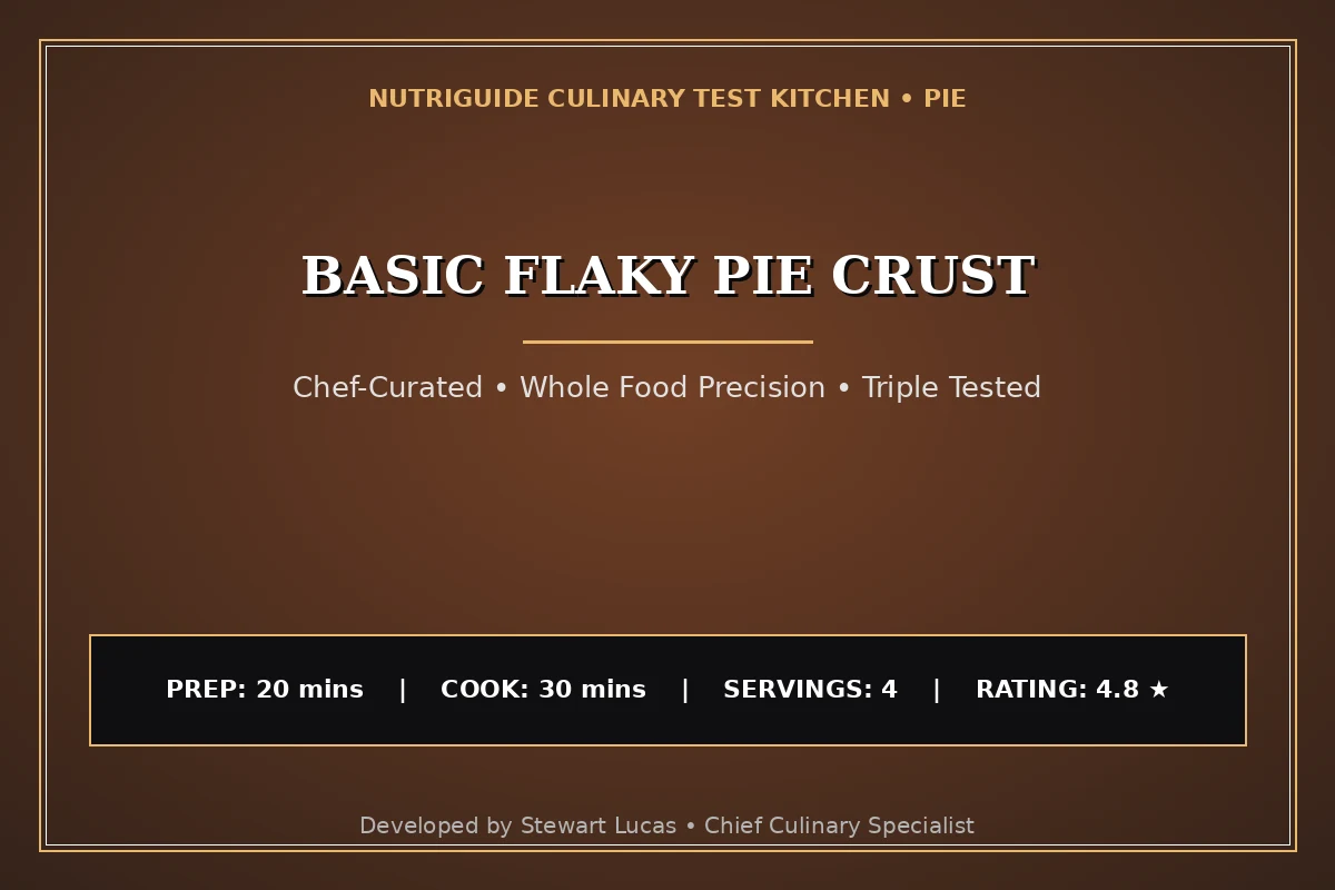 Basic Flaky Pie Crust