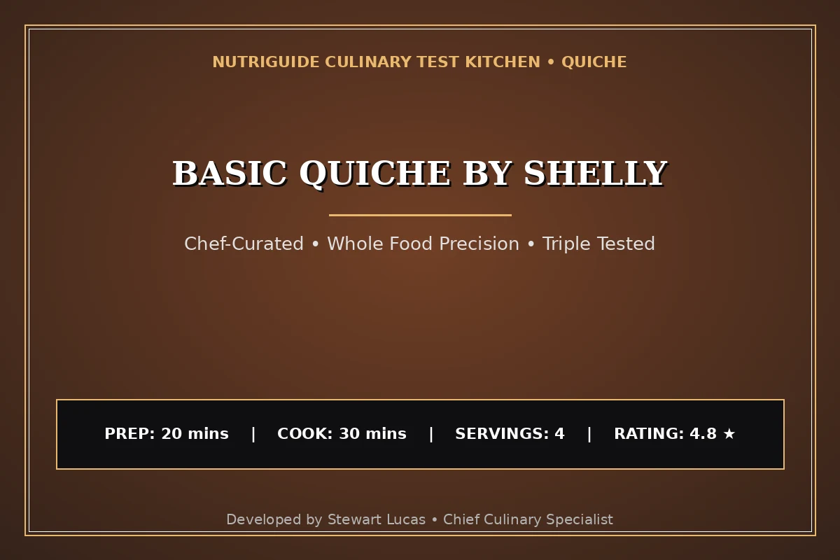 Basic Quiche By Shelly