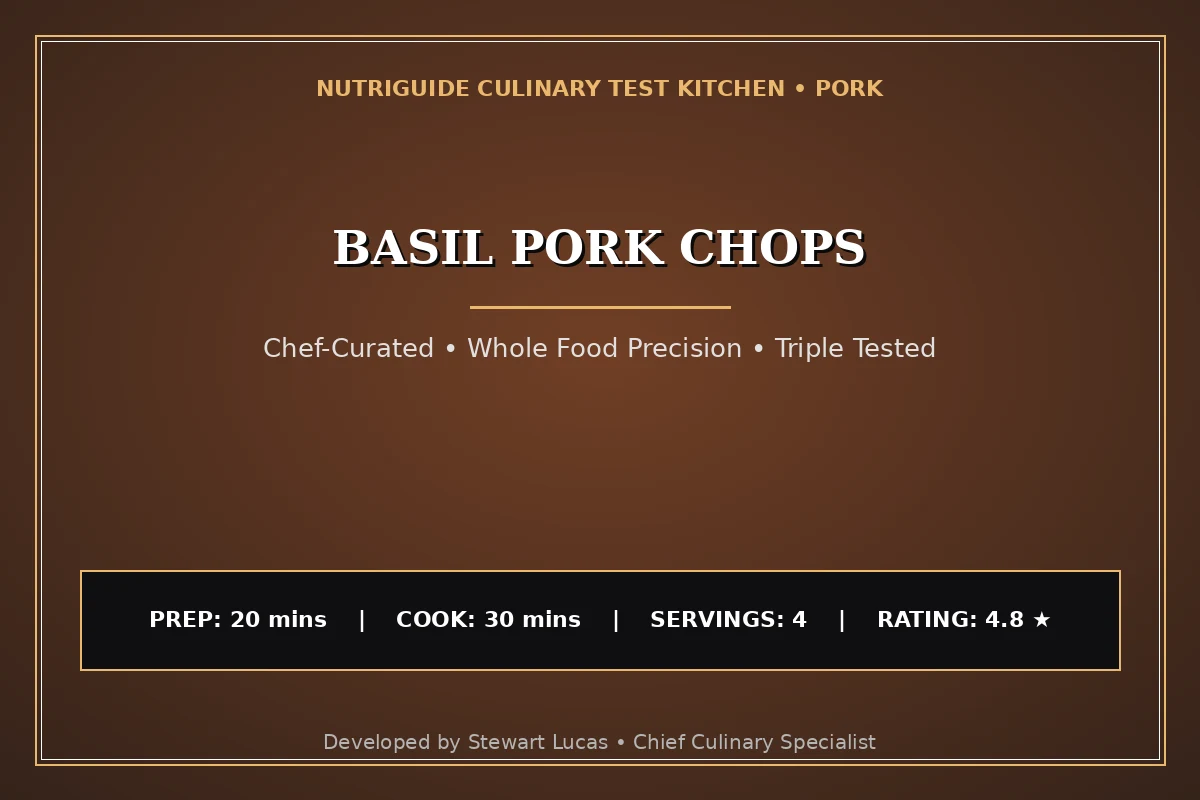 Basil Pork Chops