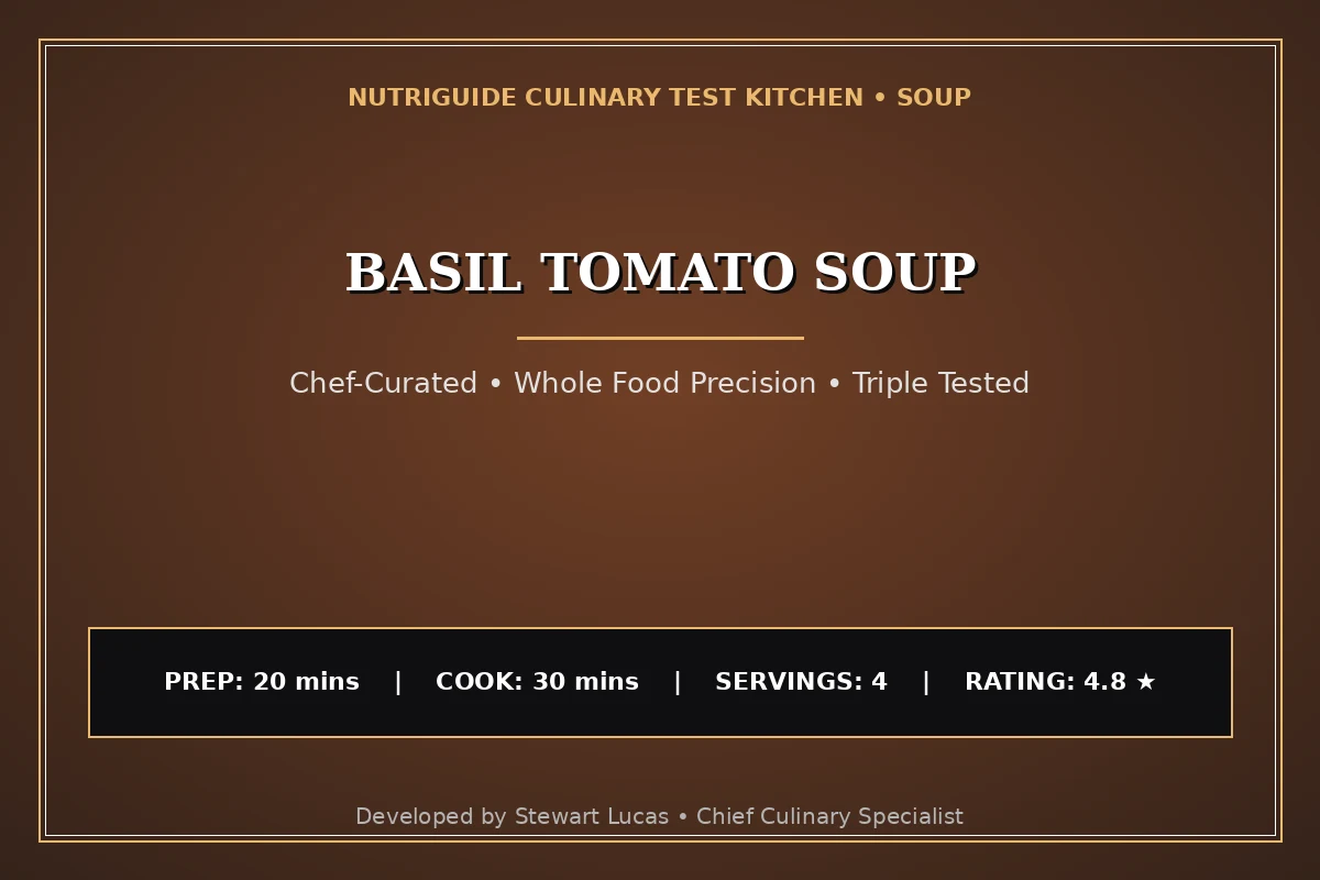 Basil Tomato Soup