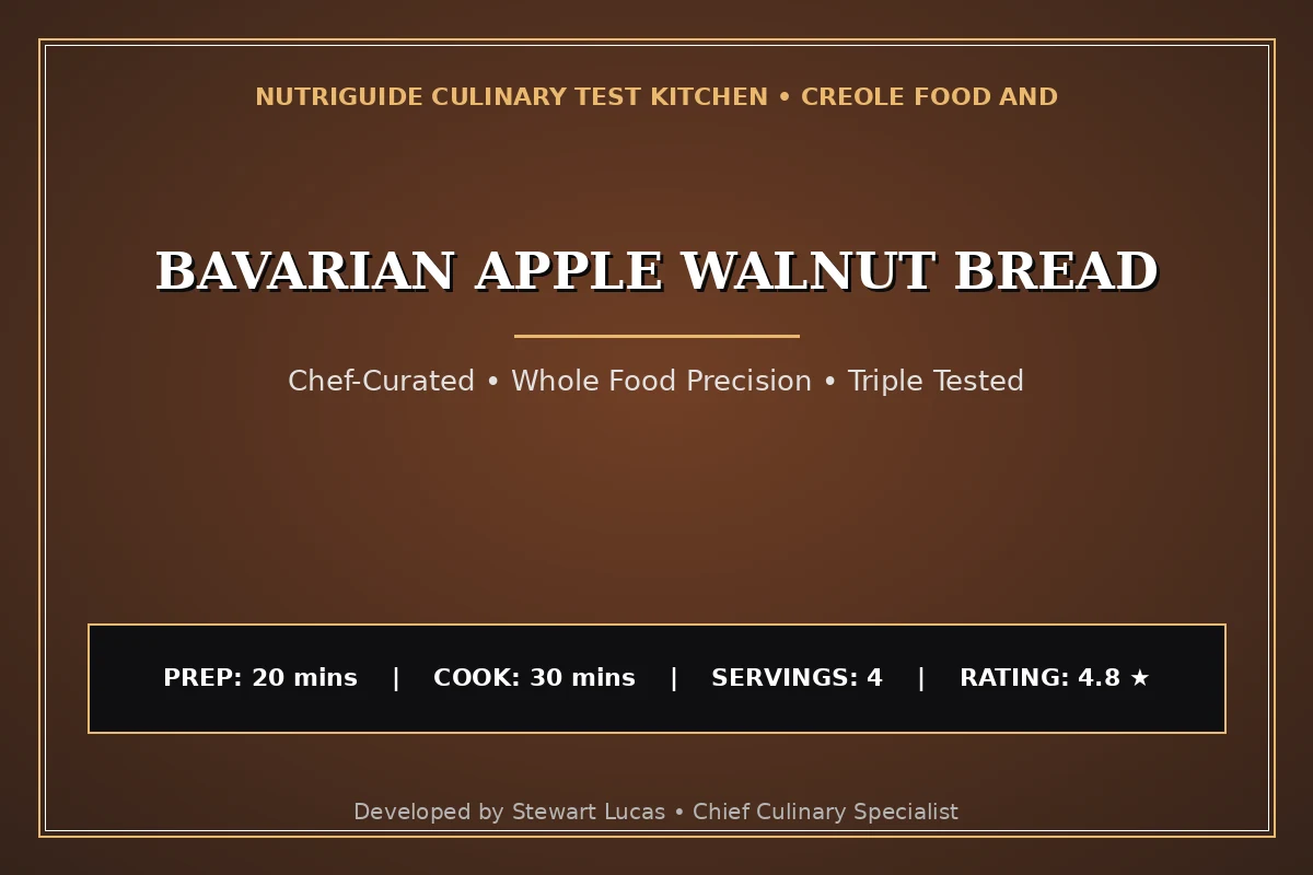 Bavarian Apple Walnut Bread