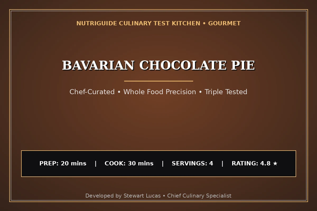 Bavarian Chocolate Pie
