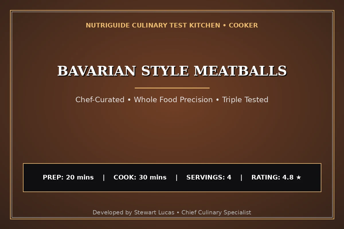 Bavarian Style Meatballs