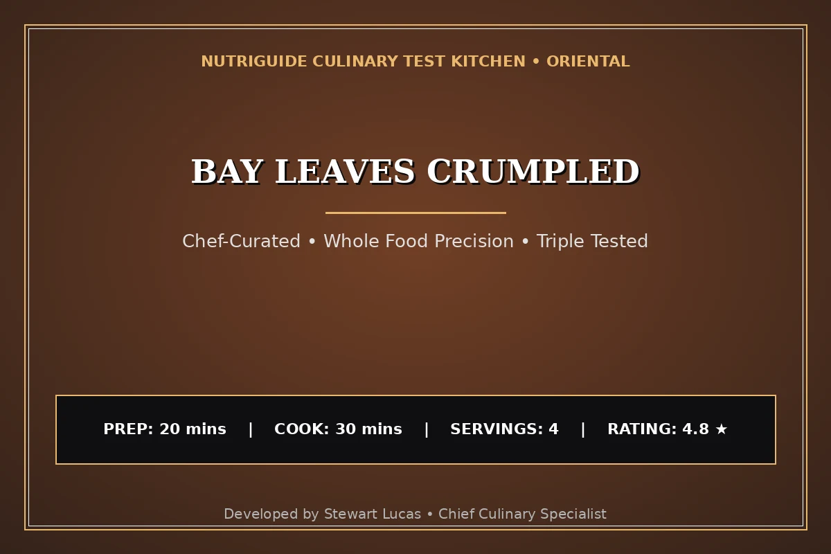Bay Leaves Crumpled