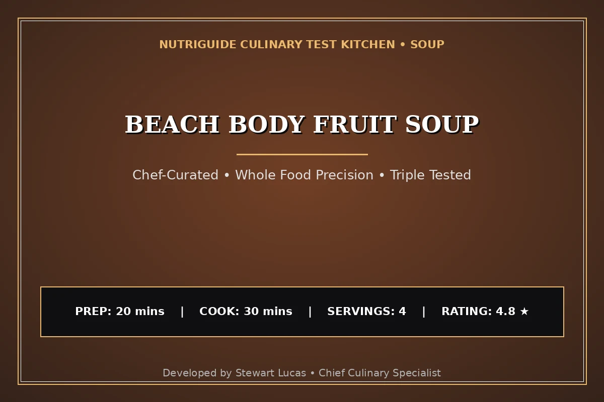 Beach Body Fruit Soup