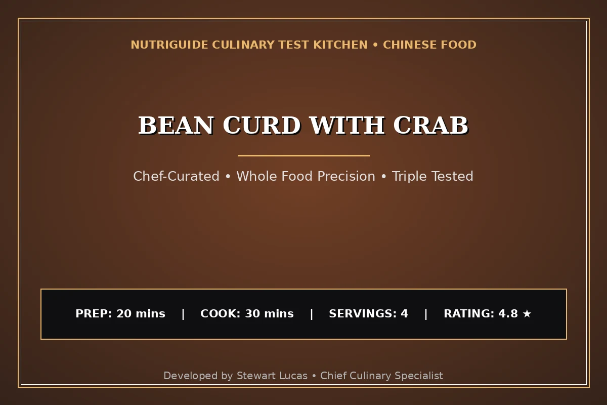 Bean Curd With Crab