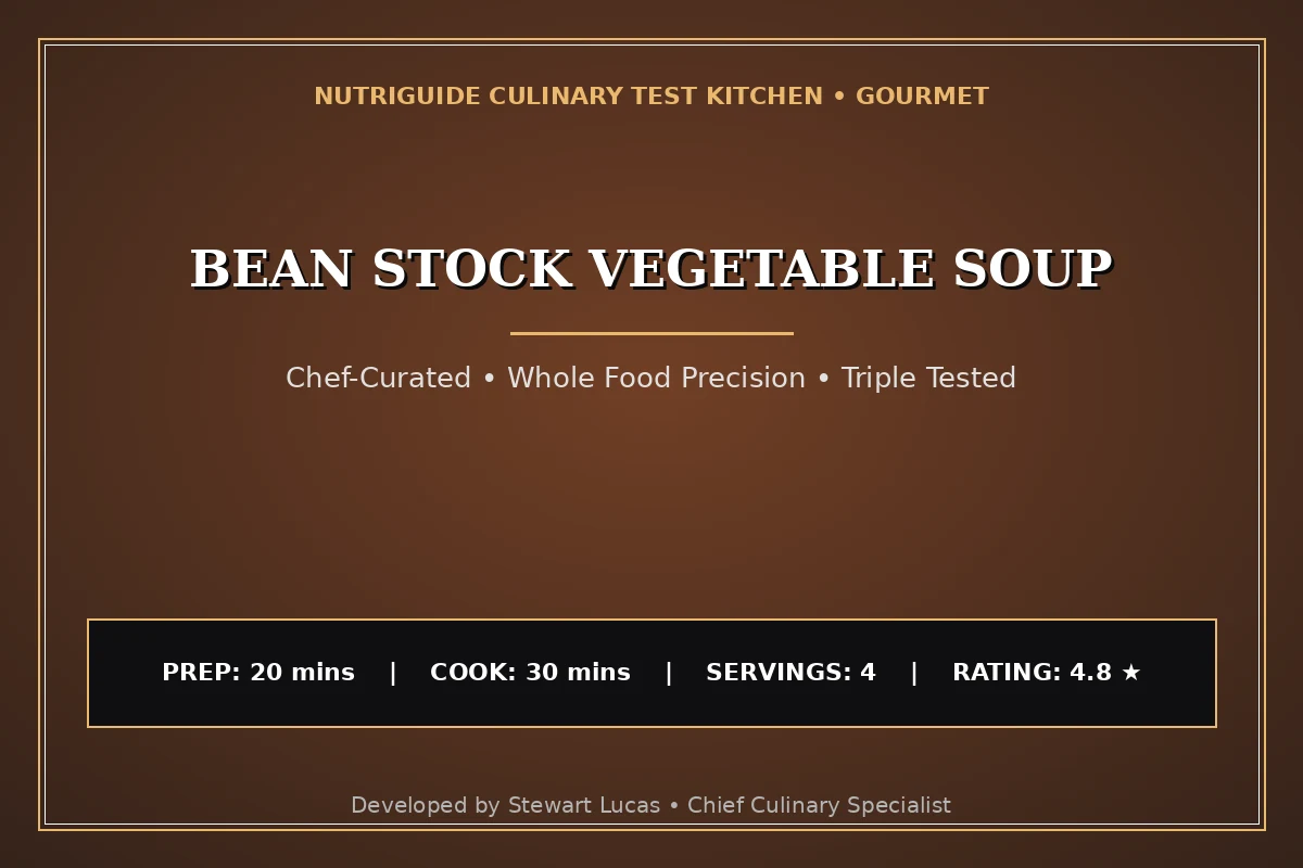 Bean Stock Vegetable Soup