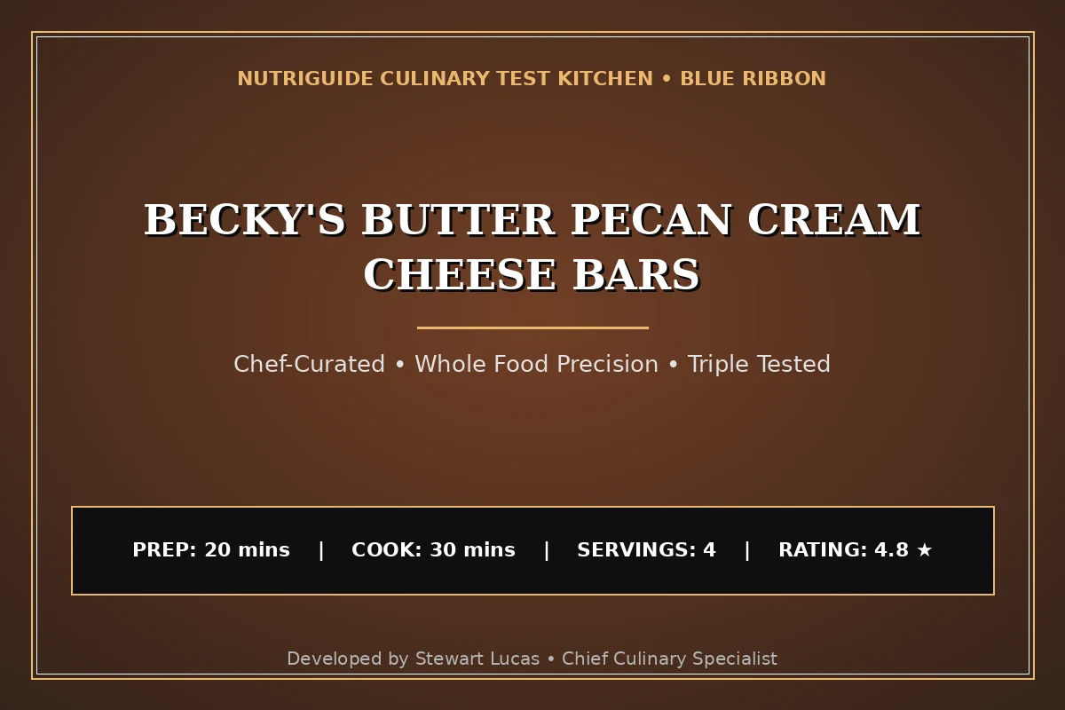 Becky'S Butter Pecan Cream Cheese Bars
