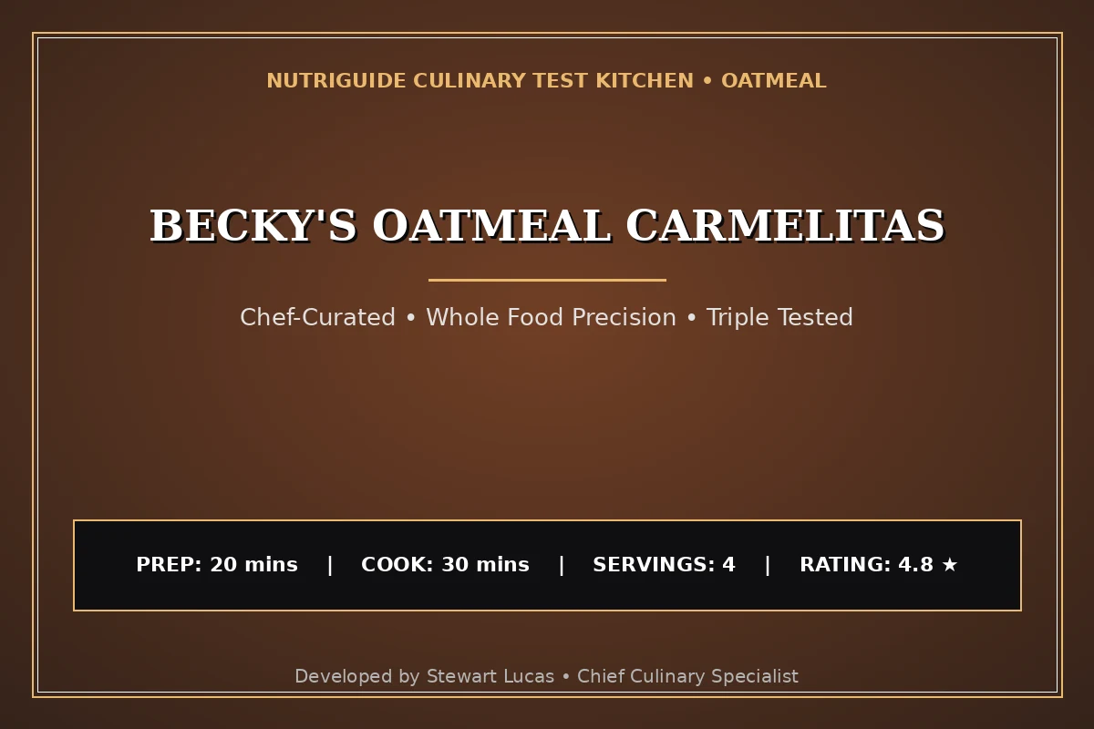 Becky'S Oatmeal Carmelitas