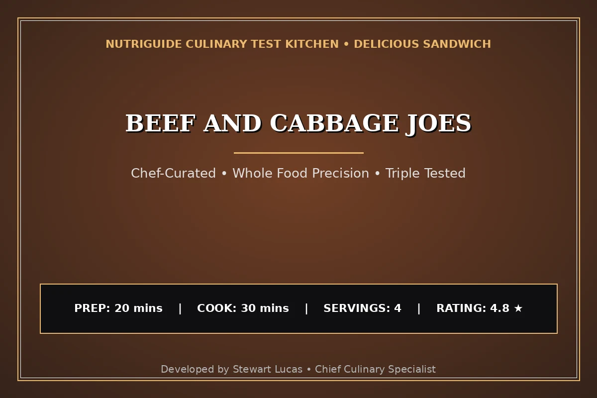 Beef And Cabbage Joes