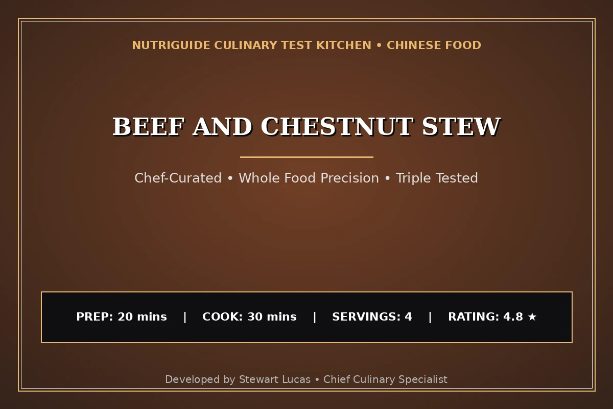 Beef And Chestnut Stew