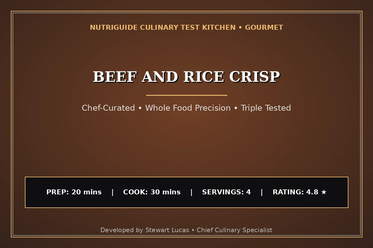 Beef And Rice Crisp