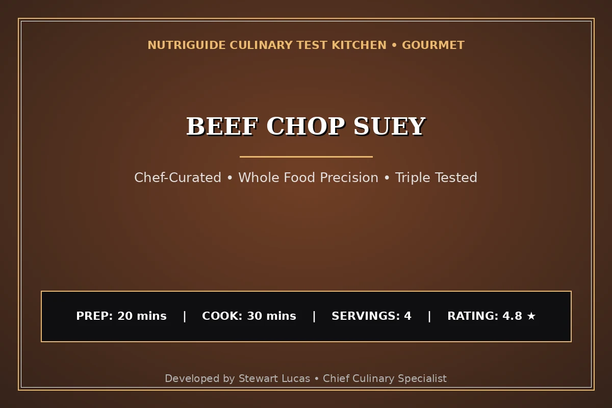 Beef Chop Suey