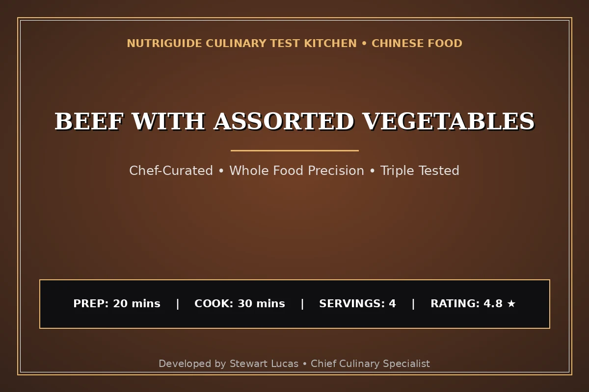 Beef With Assorted Vegetables