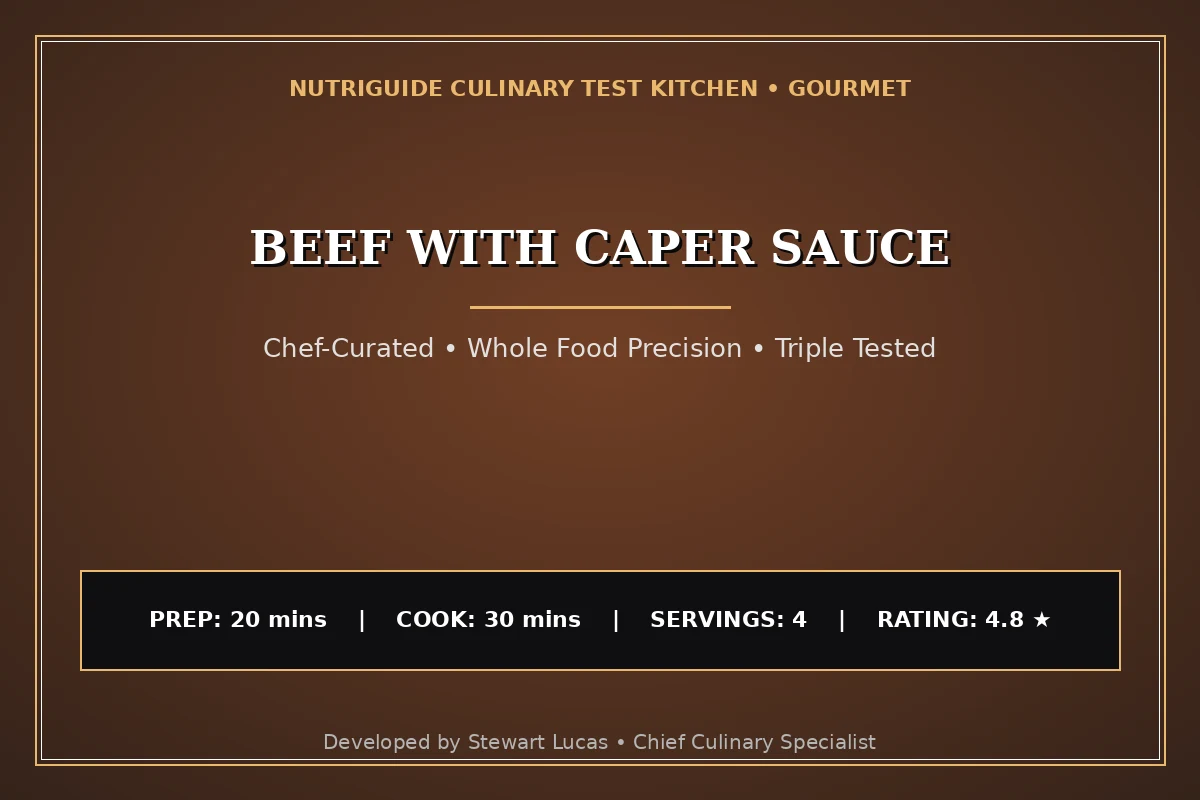 Beef With Caper Sauce