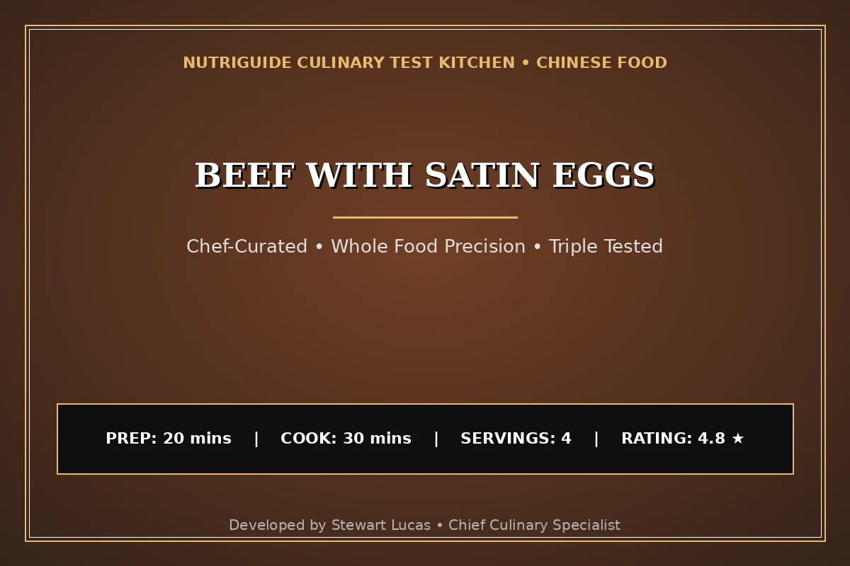 Beef With Satin Eggs