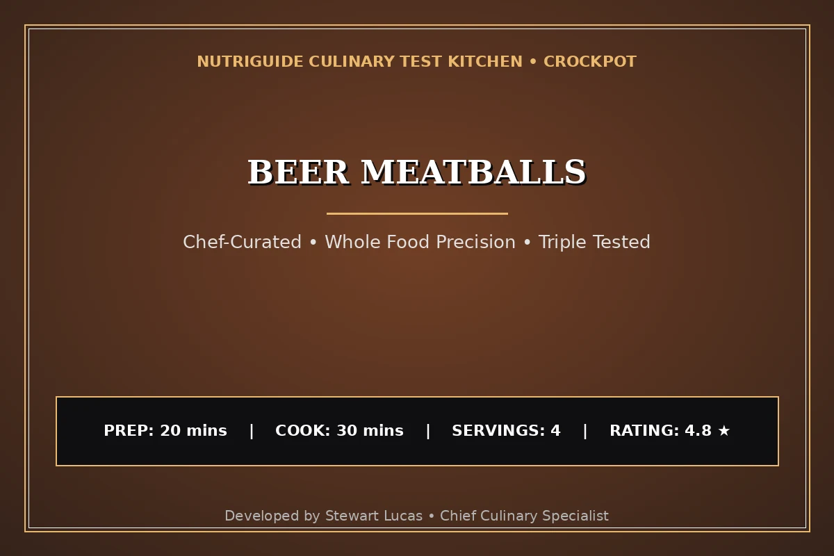 Beer Meatballs