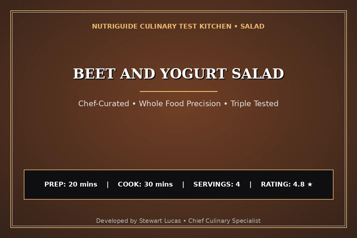 Beet And Yogurt Salad