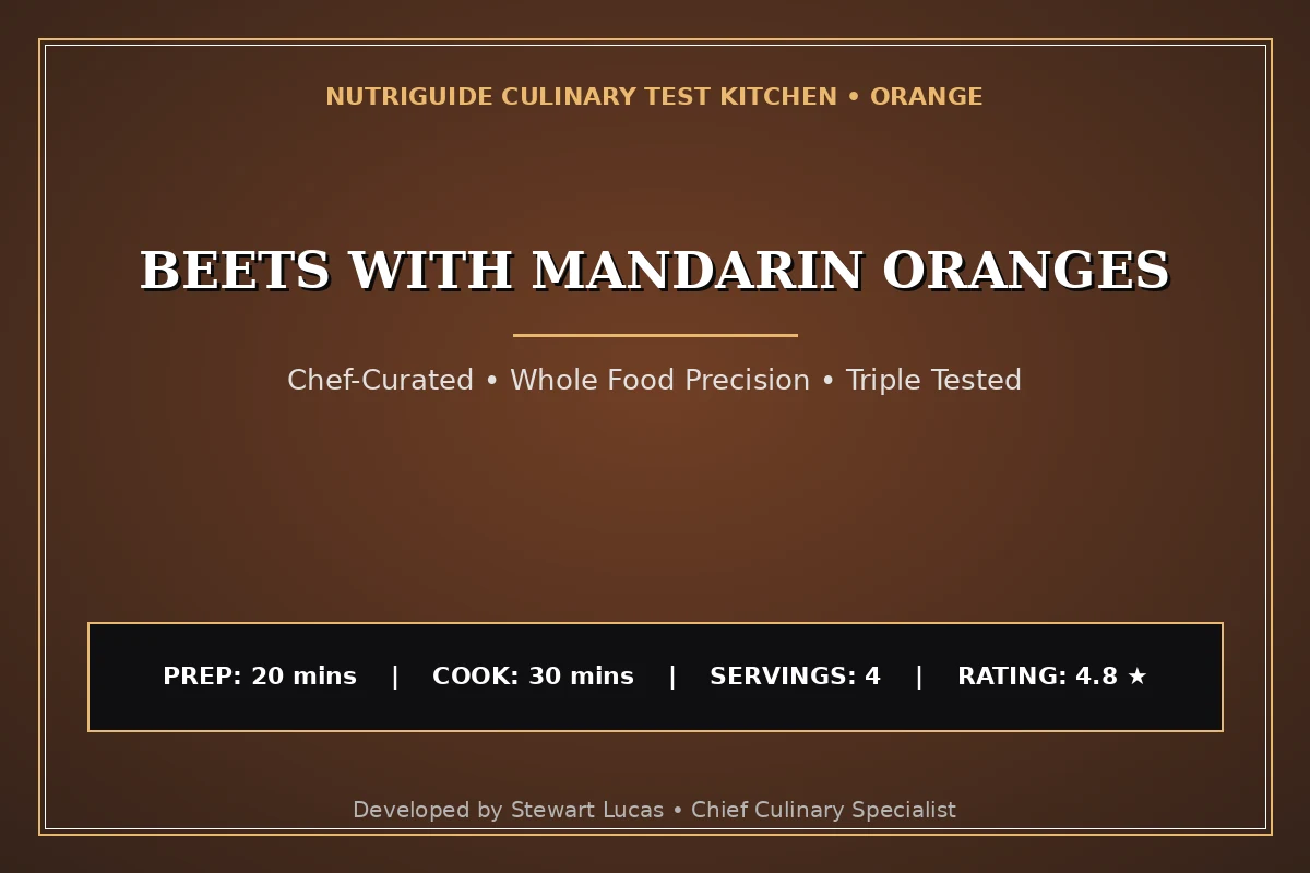 Beets With Mandarin Oranges