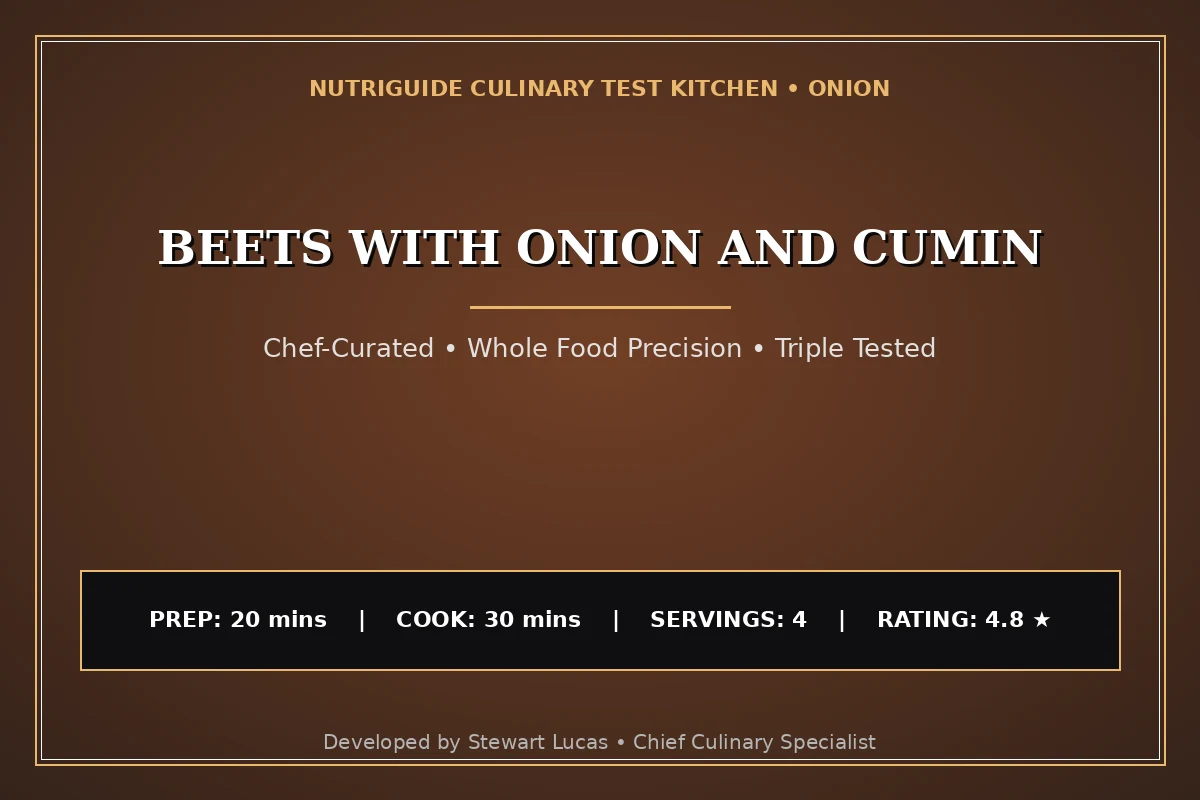 Beets With Onion And Cumin
