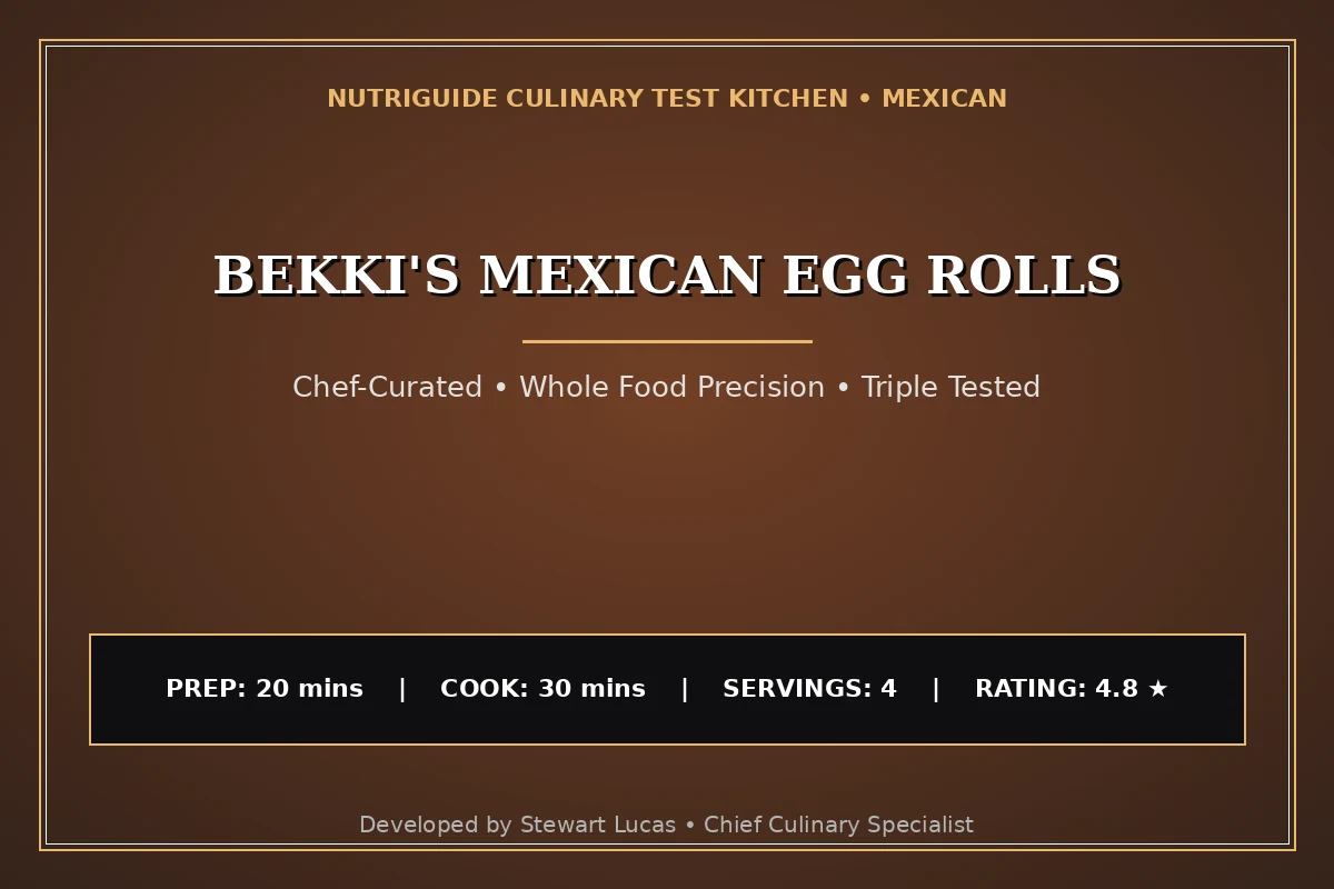 Bekki'S Mexican Egg Rolls