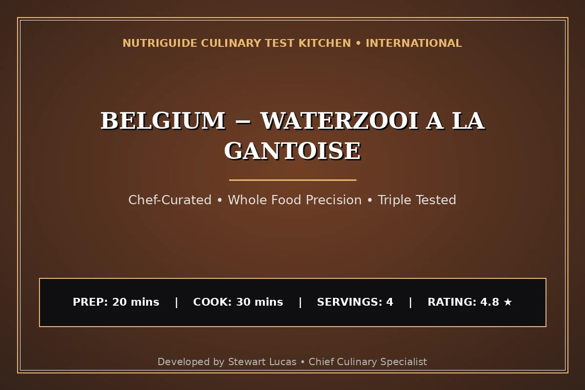Belgium − Waterzooi A La Gantoise