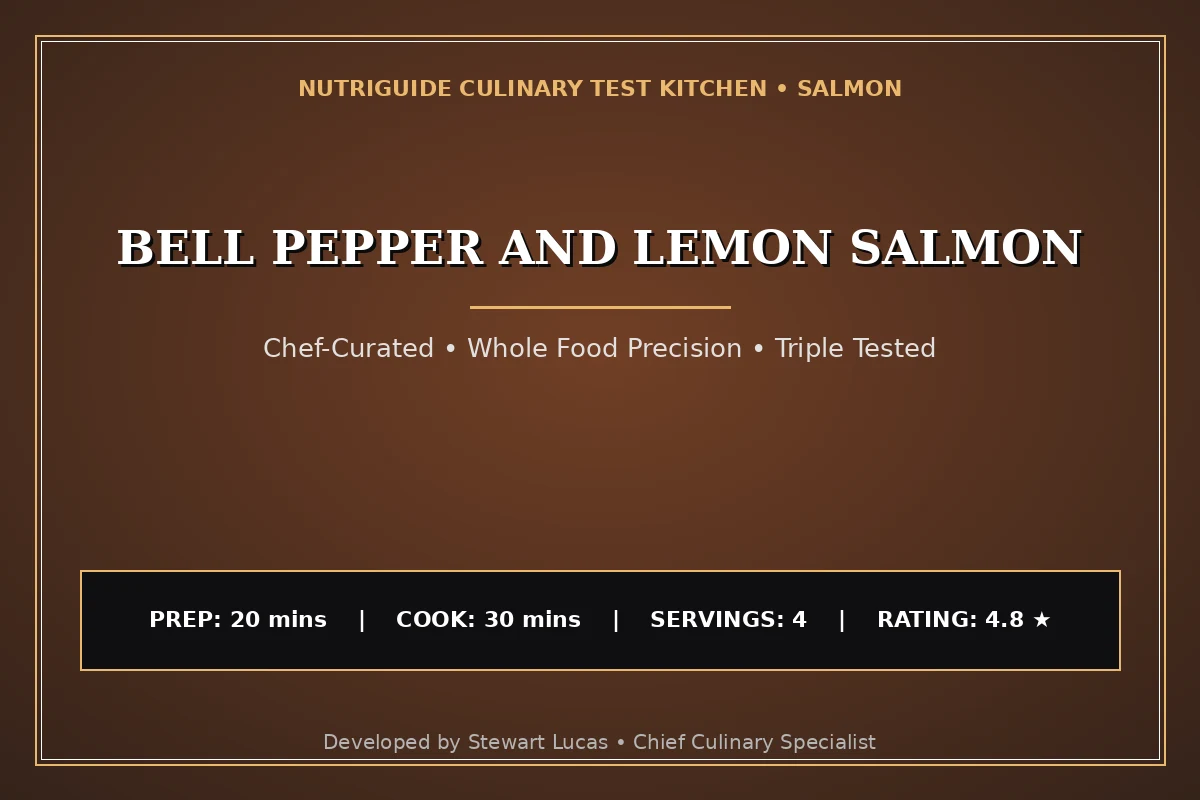 Bell Pepper And Lemon Salmon