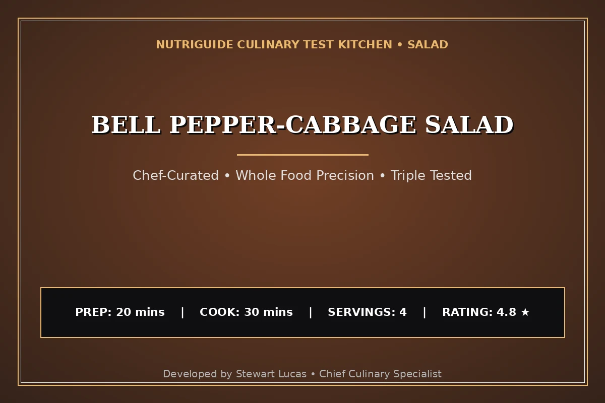 Bell Pepper-Cabbage Salad