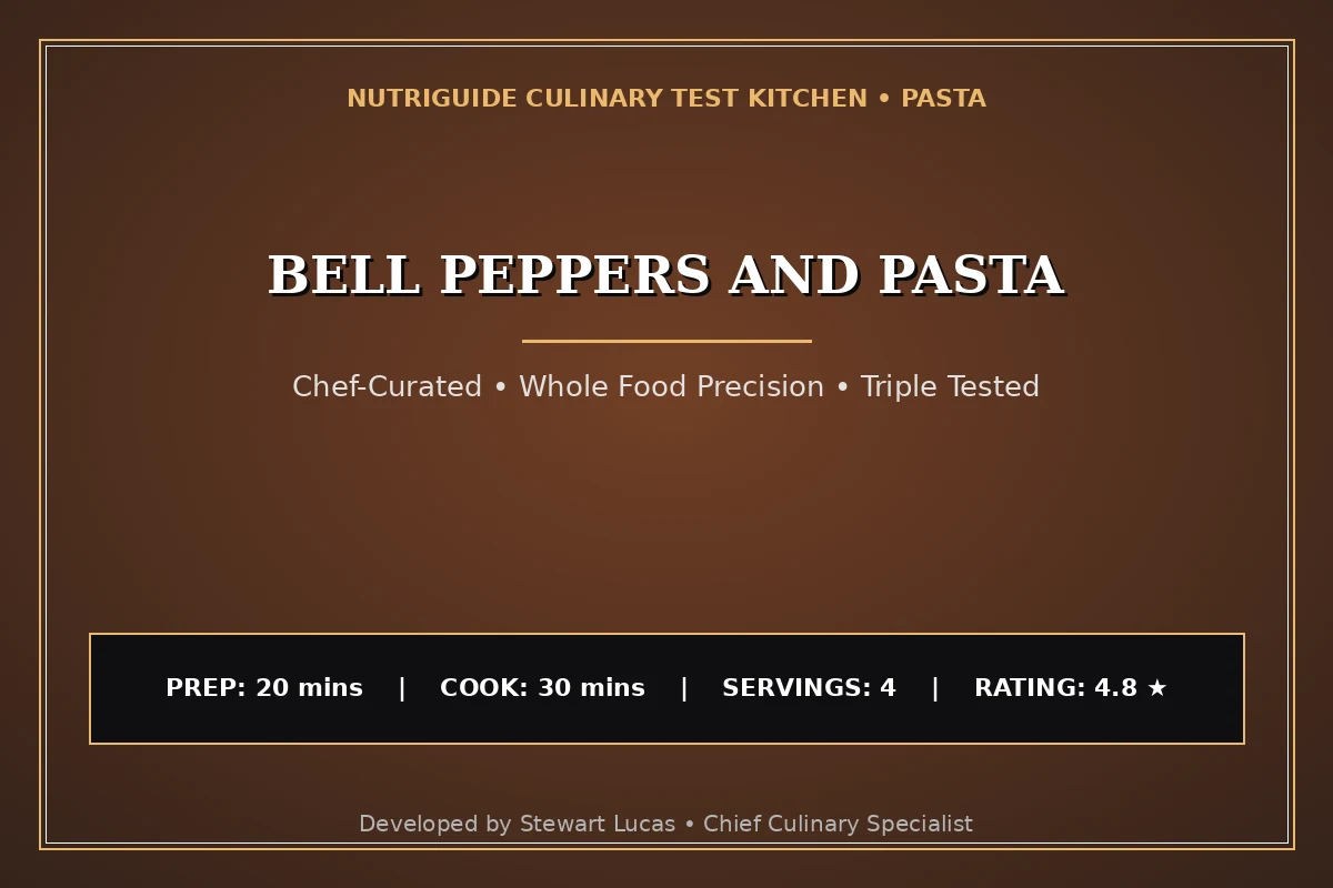 Bell Peppers And Pasta