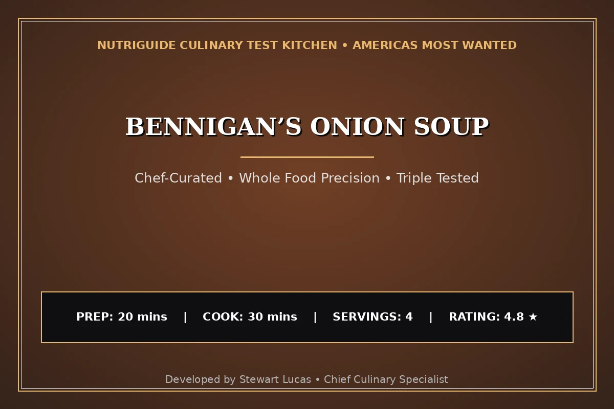Bennigan’S Onion Soup