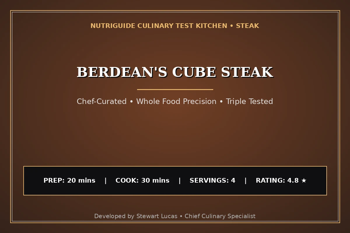 Berdean'S Cube Steak