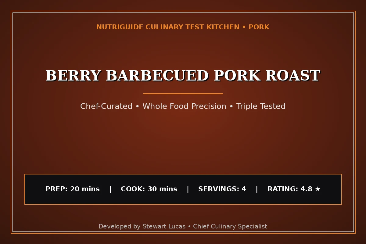 Berry Barbecued Pork Roast