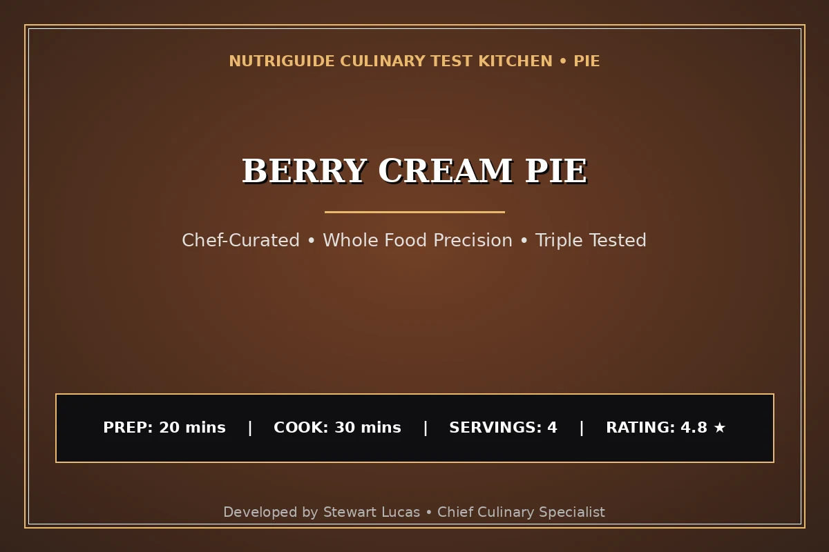 Berry Cream Pie