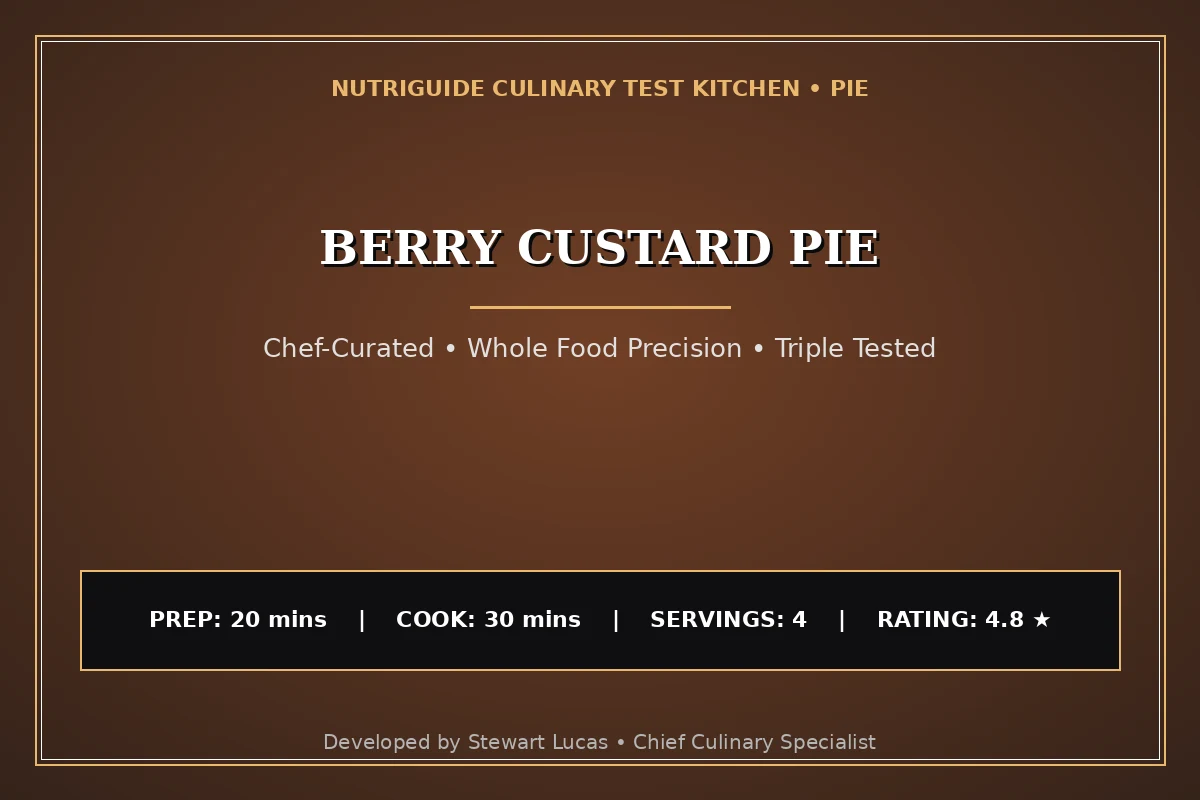 Berry Custard Pie