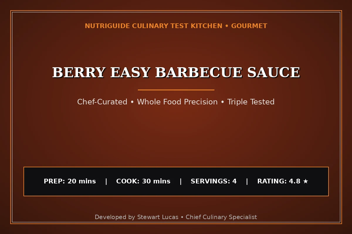 Berry Easy Barbecue Sauce
