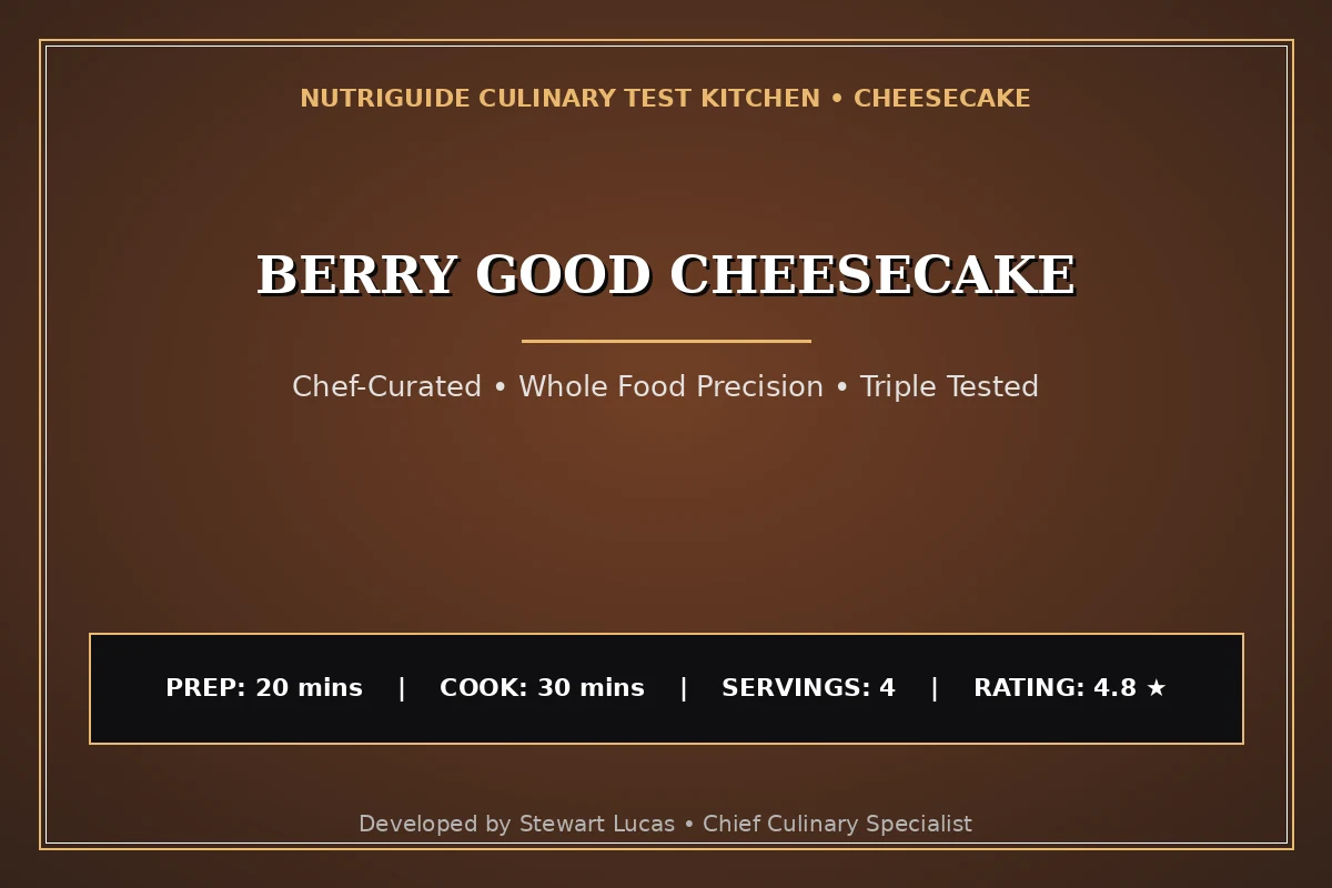 Berry Good Cheesecake